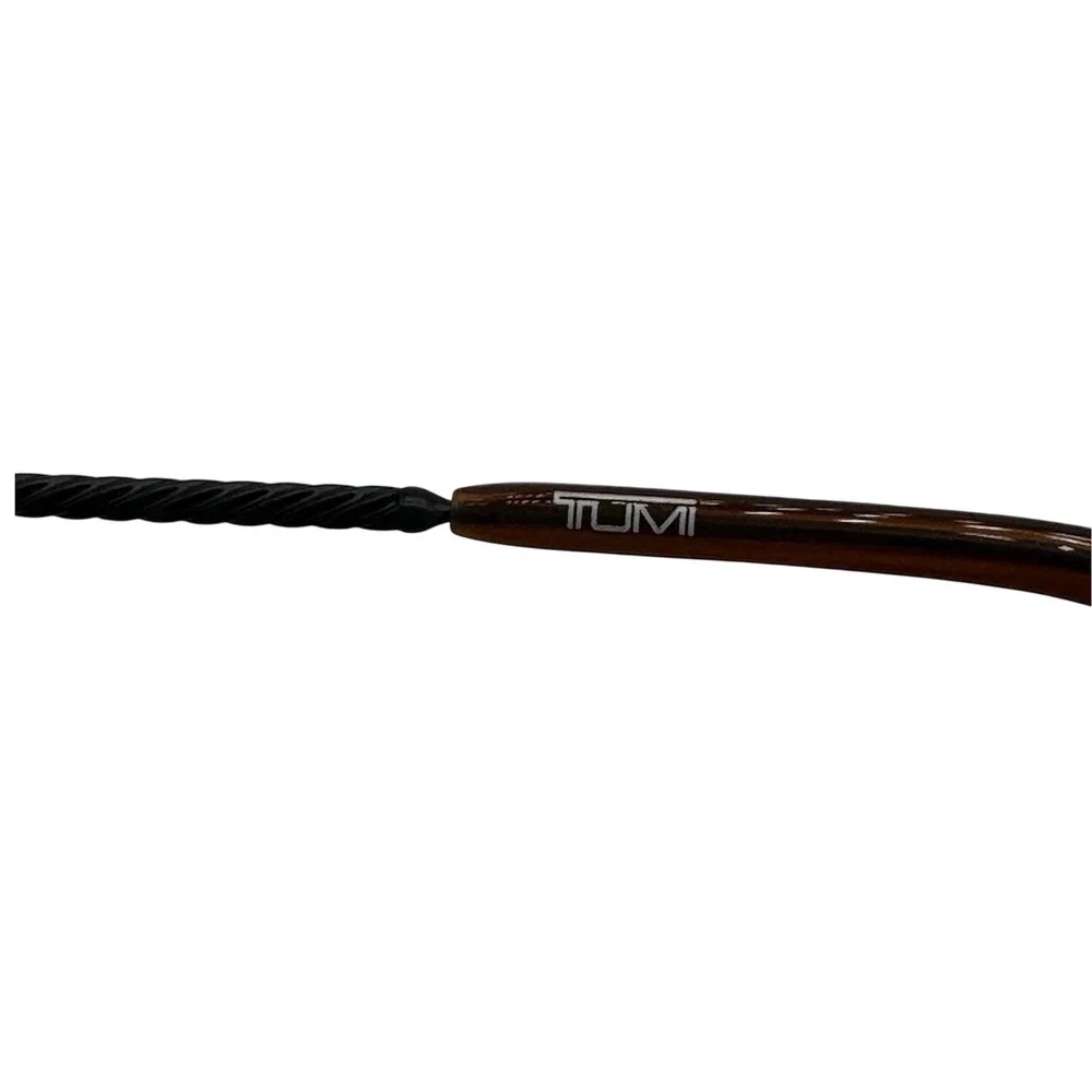 Tumi STU008 0531 Black Brown Gradient Aviator Sunglasses NEW Original‎ Packaging